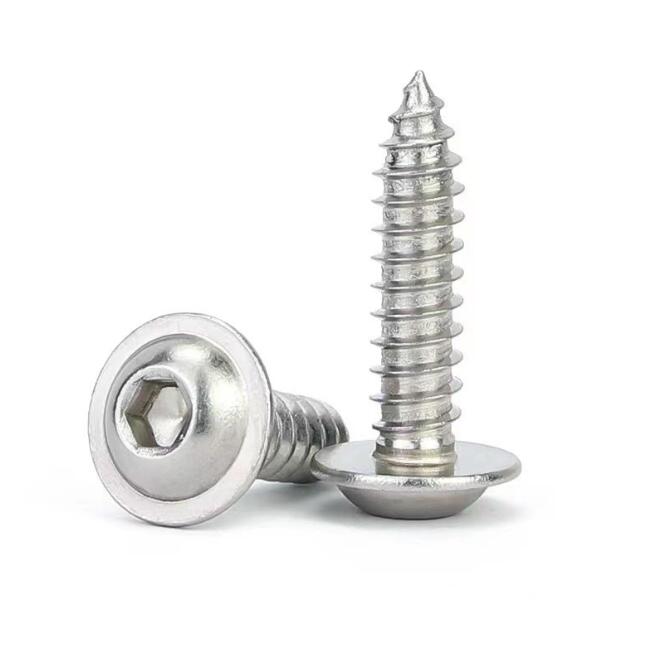 304不銹鋼圓頭帶介內(nèi)六角自攻釘-2 304不銹鋼圓頭帶介內(nèi)六角自攻釘-2