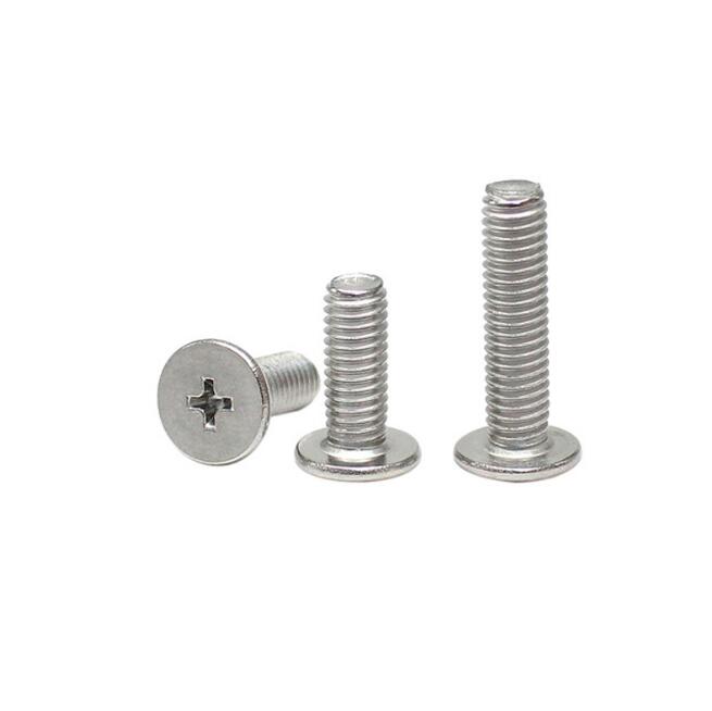 304不銹鋼十字槽平扁頭螺絲-3 304不銹鋼十字槽平扁頭螺絲-3