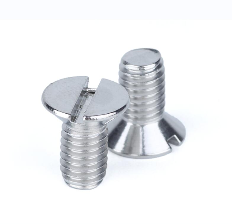 304不銹鋼一字槽沉頭螺釘 7 304不銹鋼一字槽沉頭螺釘 7